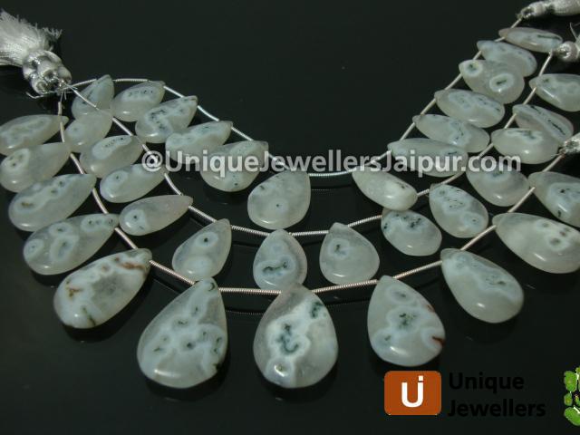 Solar Quartz Plain Pear Beads